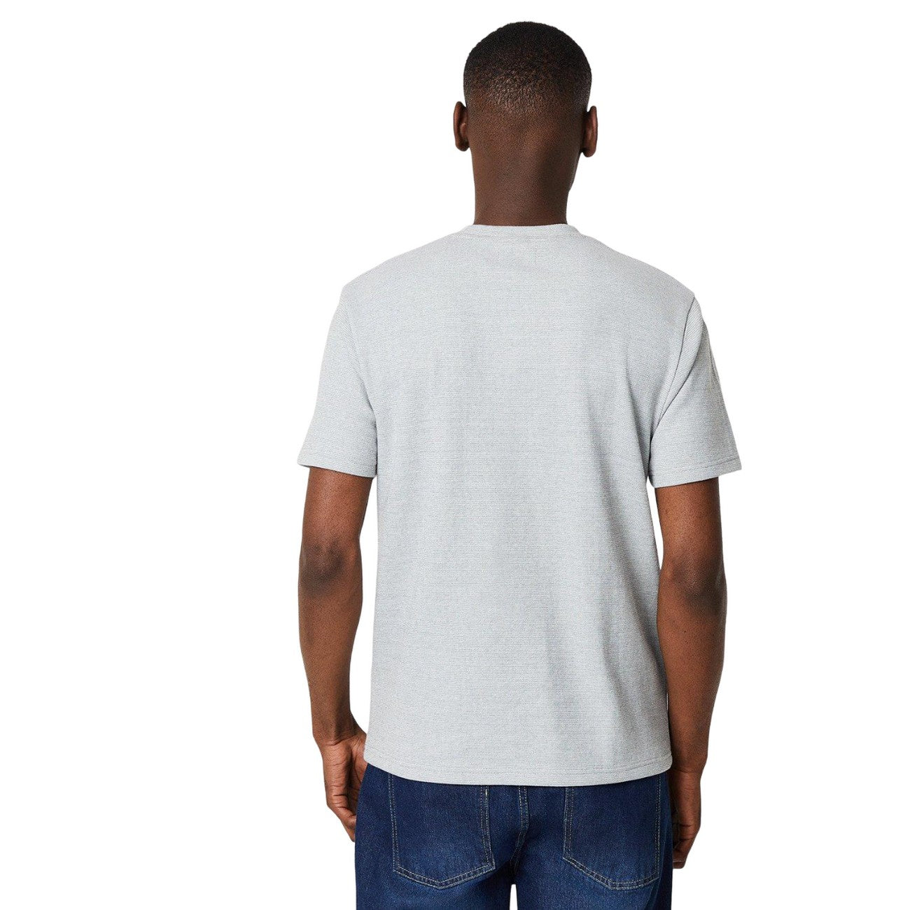 White - Back - Burton Mens Jacquard T-Shirt
