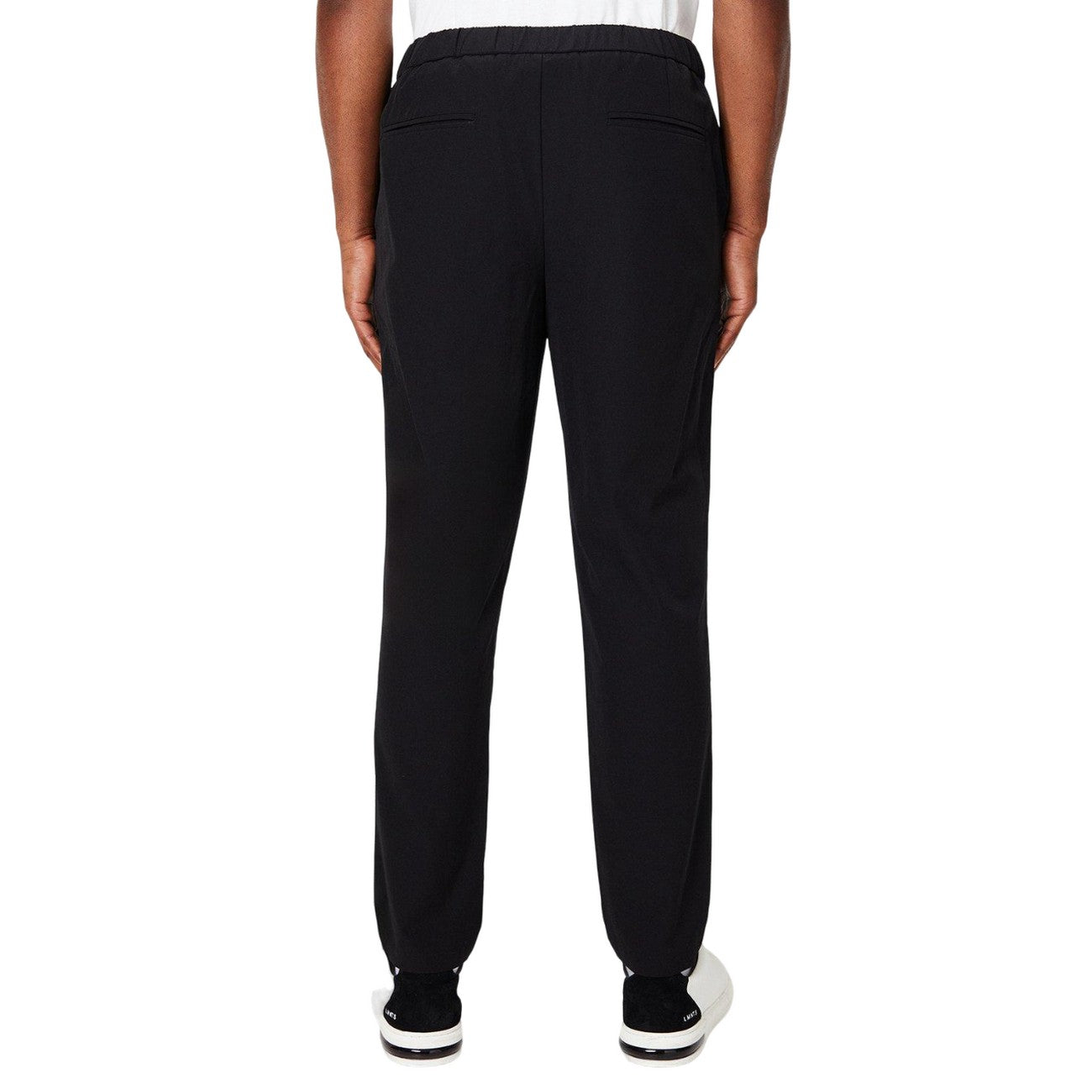 Black - Back - Burton Mens 1904 Commuter Slim Tailored Trousers