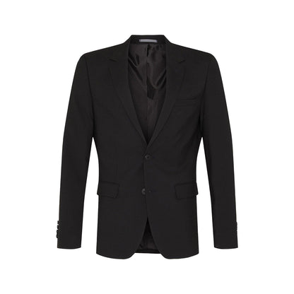 Black - Front - Burton Mens Essential Slim Suit Jacket