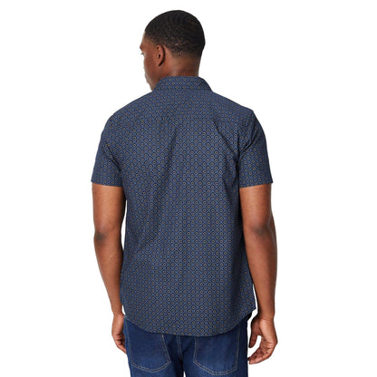 Navy - Back - Burton Mens Circle Short-Sleeved Shirt