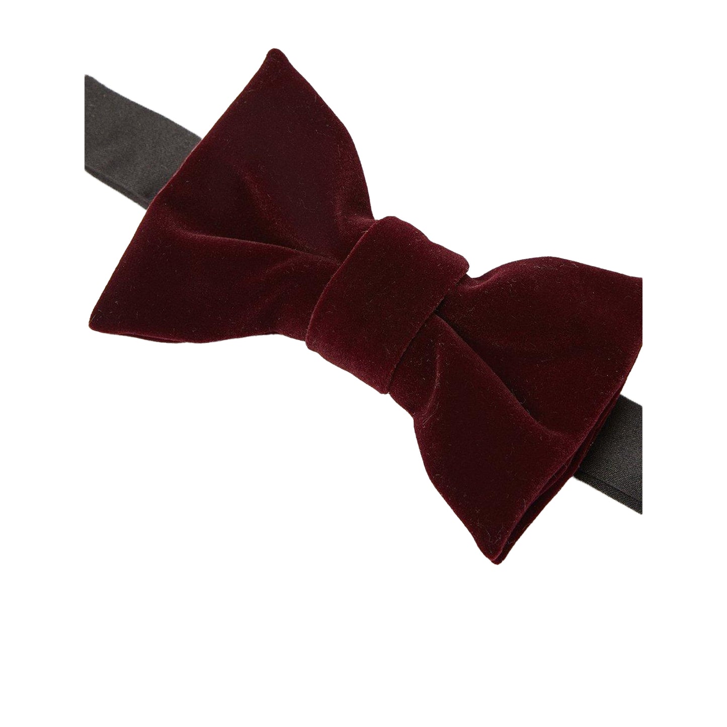Navy - Front - Burton Mens Velvet Bow Tie