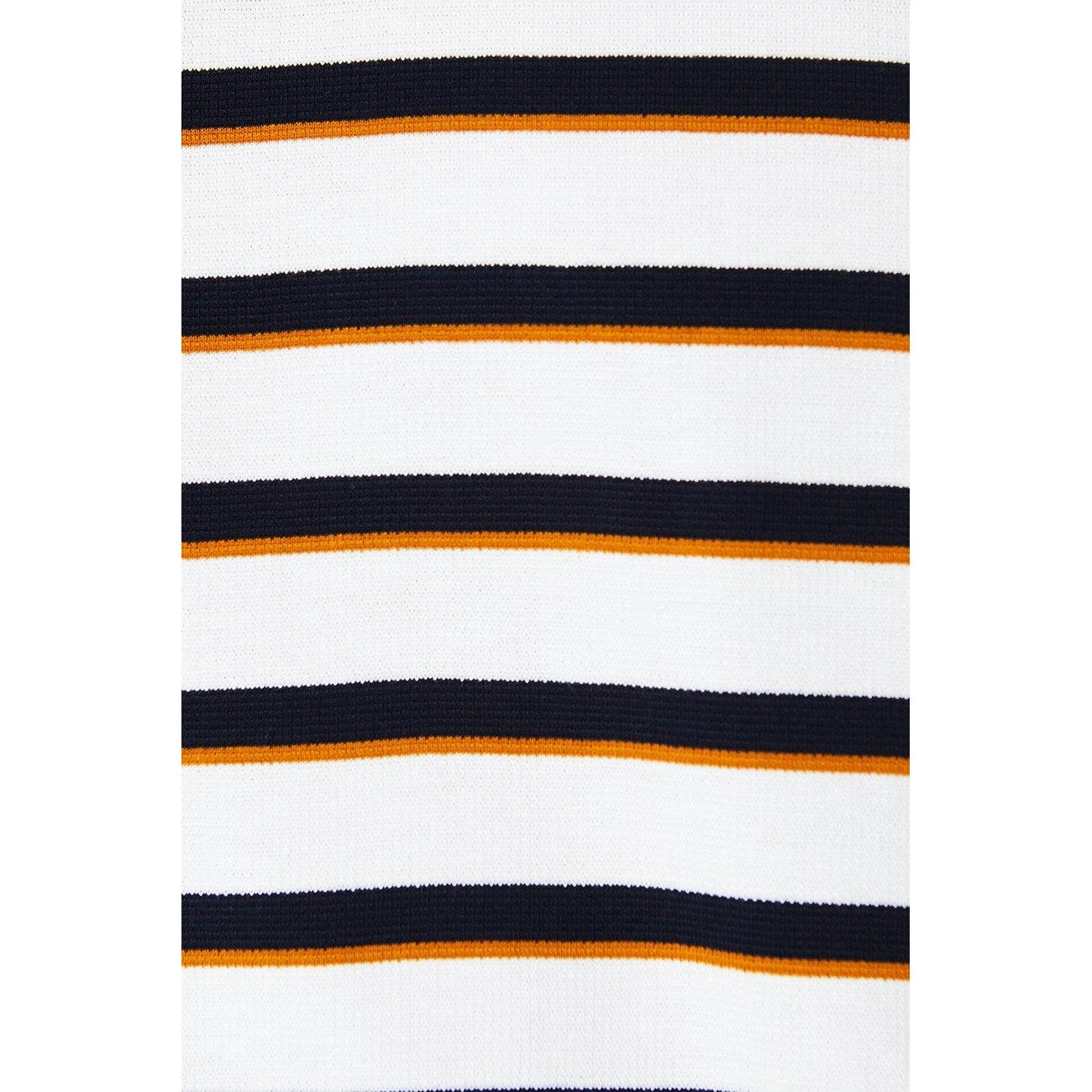 White - Side - Burton Mens Classic Stripe Pique T-Shirt