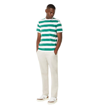 Green - Lifestyle - Burton Mens Wide Stripe Relaxed Fit T-Shirt