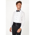 White - Front - Burton Mens Wing Collar Slim Formal Shirt