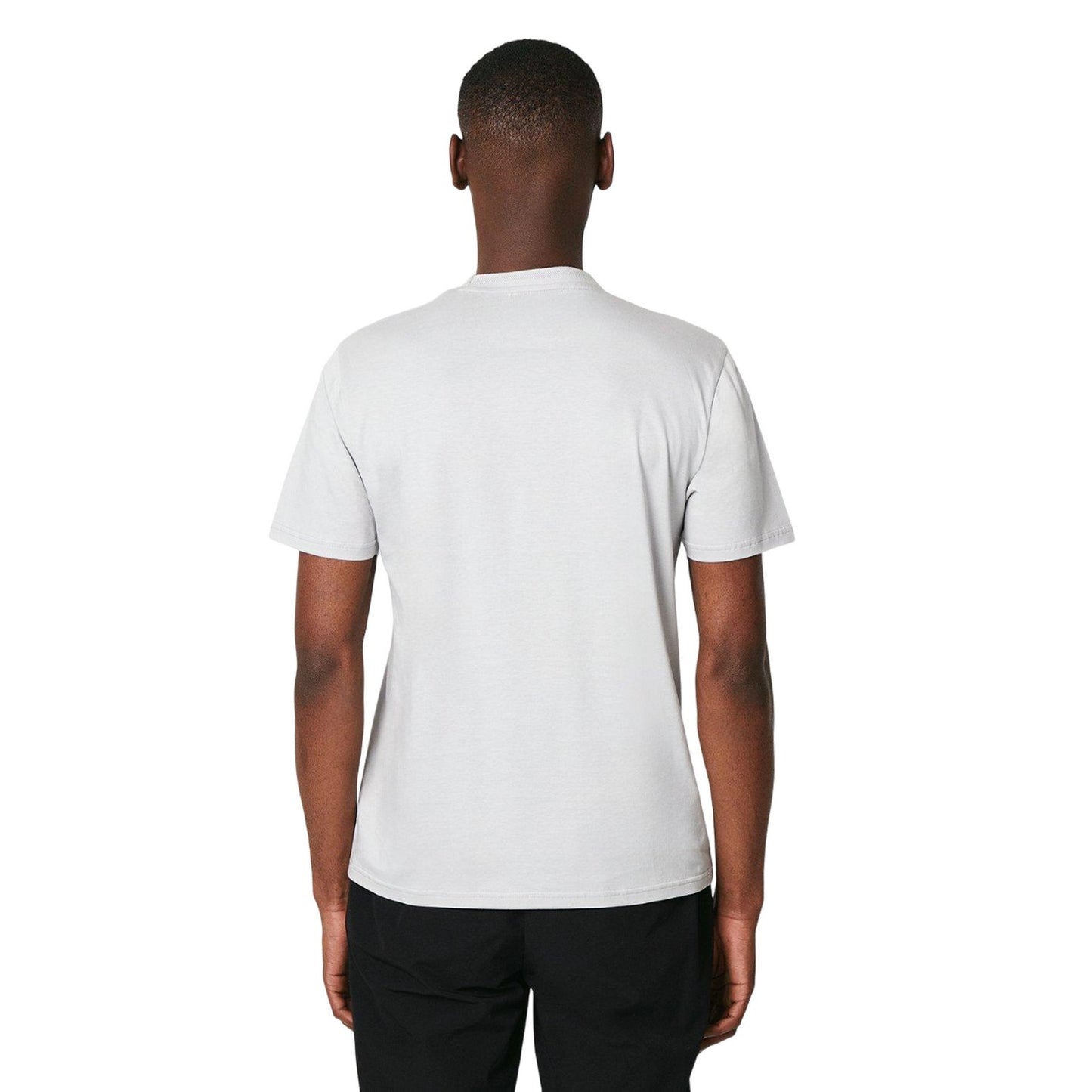 Grey - Back - Burton Mens 1904 Mercerised Cotton T-Shirt