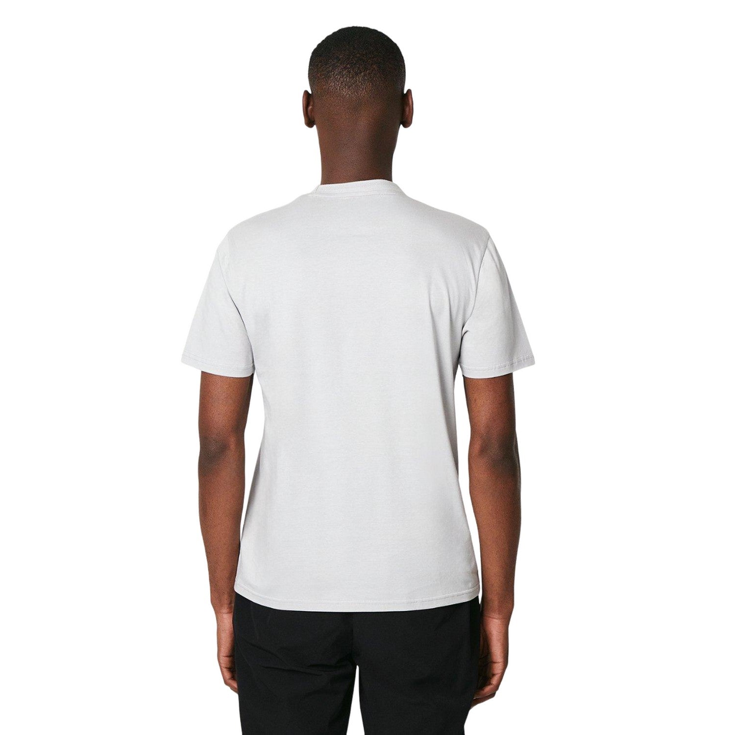 Grey - Back - Burton Mens 1904 Mercerised Cotton T-Shirt
