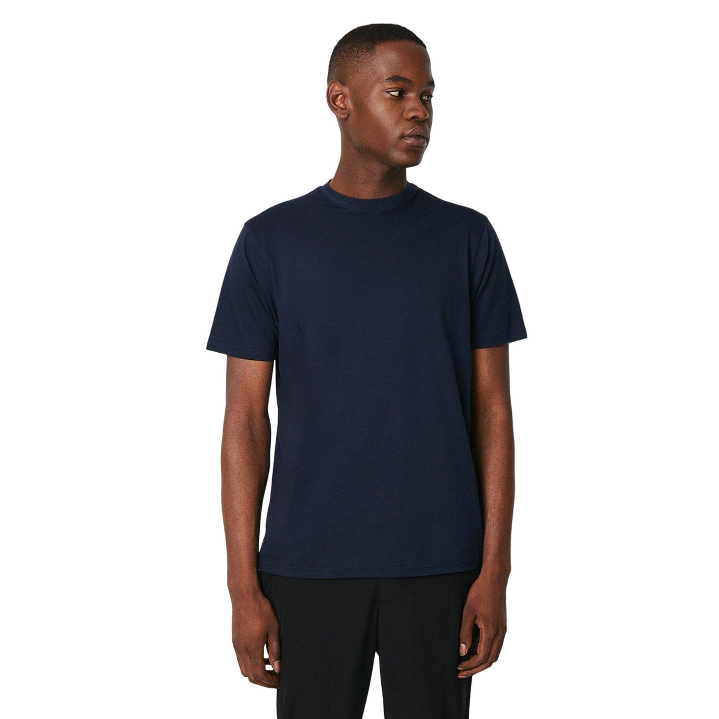 Navy - Front - Burton Mens 1904 Mercerised Cotton T-Shirt