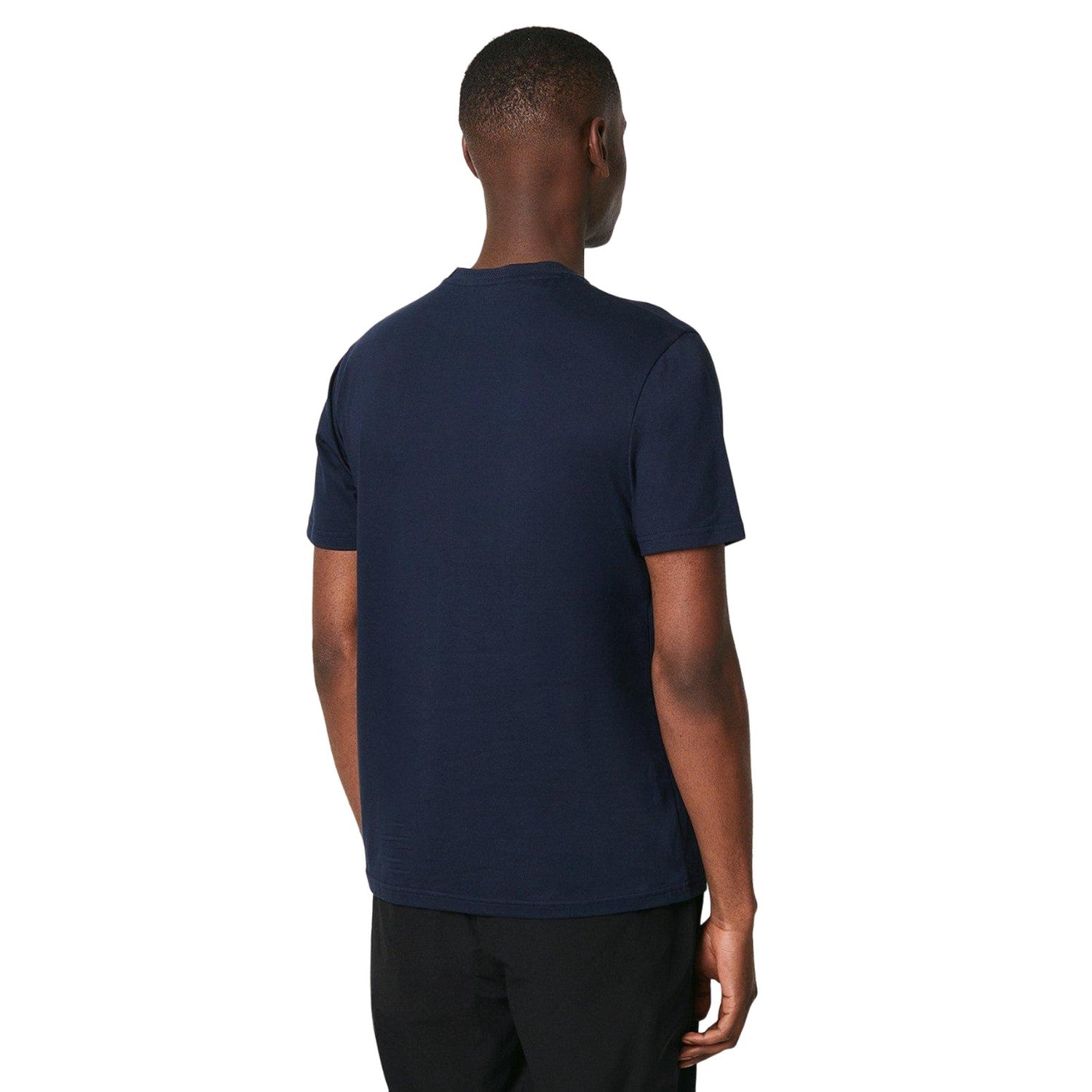 Navy - Back - Burton Mens 1904 Mercerised Cotton T-Shirt