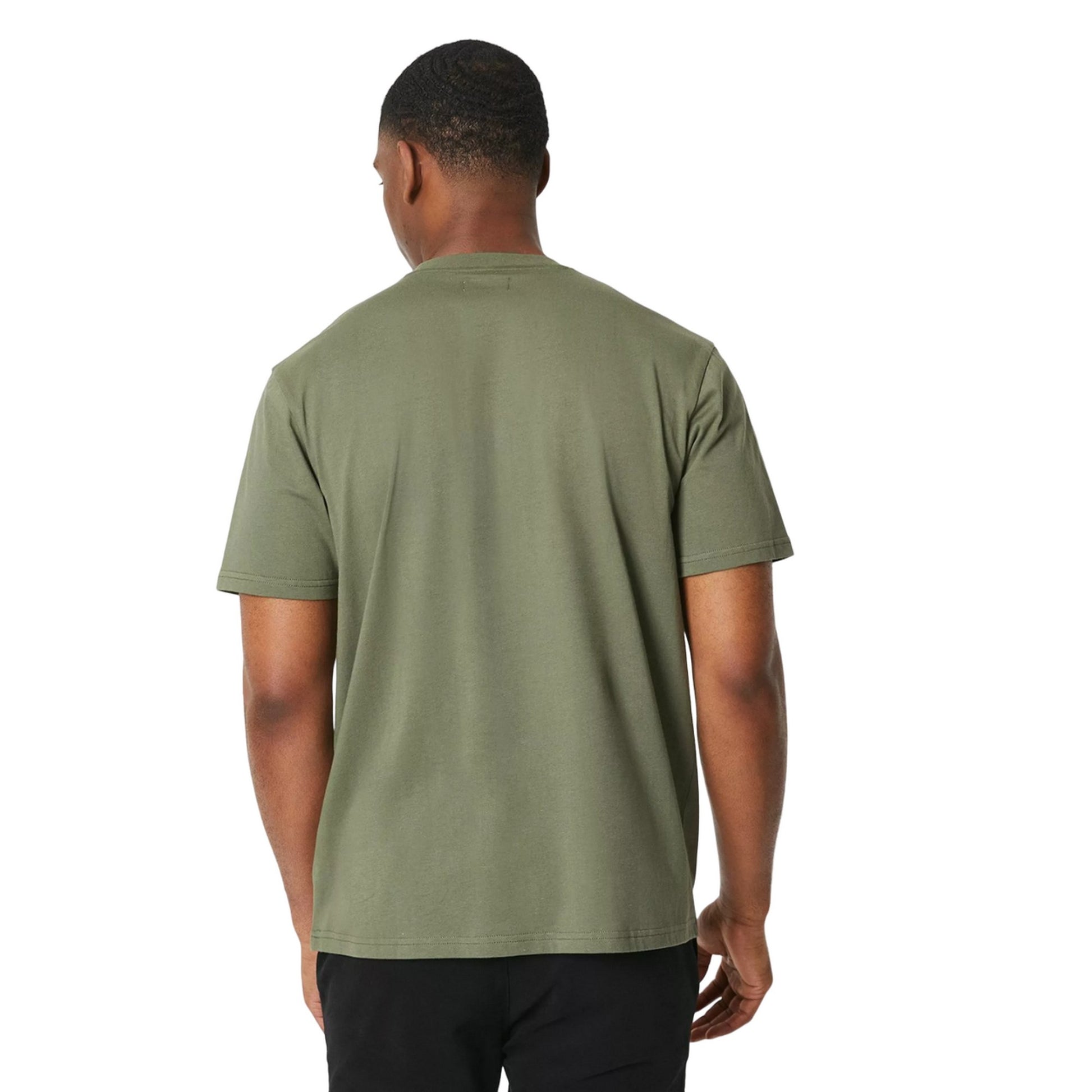 Olive - Back - Burton Mens Placement Graphic Print T-Shirt