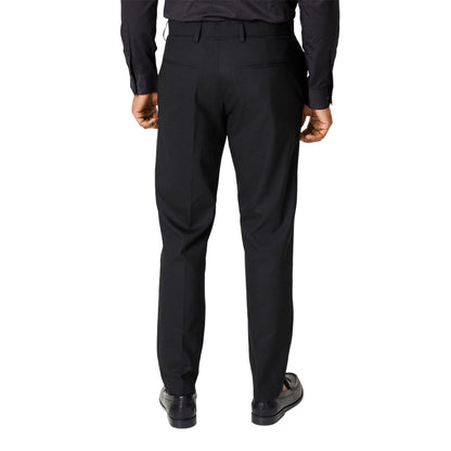 Black - Back - Burton Mens Smart Slim Trousers