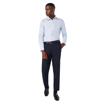 White - Pack Shot - Burton Mens Geometric Square Long-Sleeved Shirt