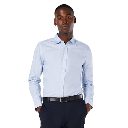White - Front - Burton Mens Geometric Square Long-Sleeved Shirt