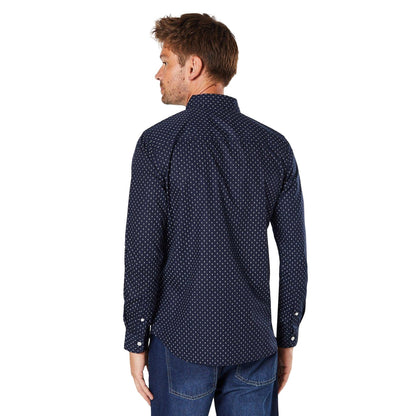 Black - Back - Burton Mens Geo Eye Long-Sleeved Shirt