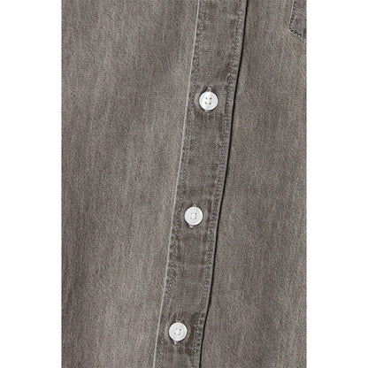 Light Grey - Lifestyle - Burton Mens Denim Long-Sleeved Shirt