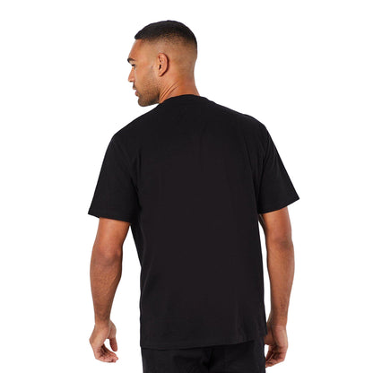 Black - Back - Burton Mens Block Cotton T-Shirt