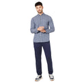 Royal Blue - Side - Burton Mens Chino Slim Trousers