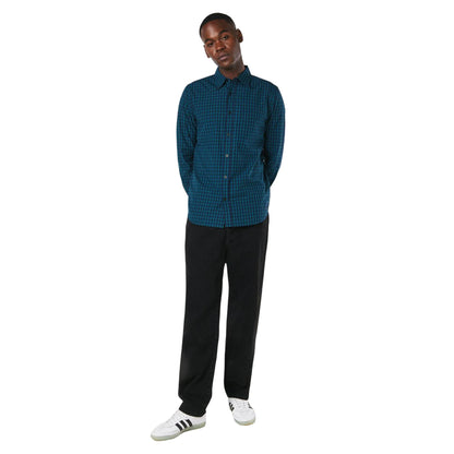 Black - Lifestyle - Burton Mens Blake Checked Long-Sleeved Shirt