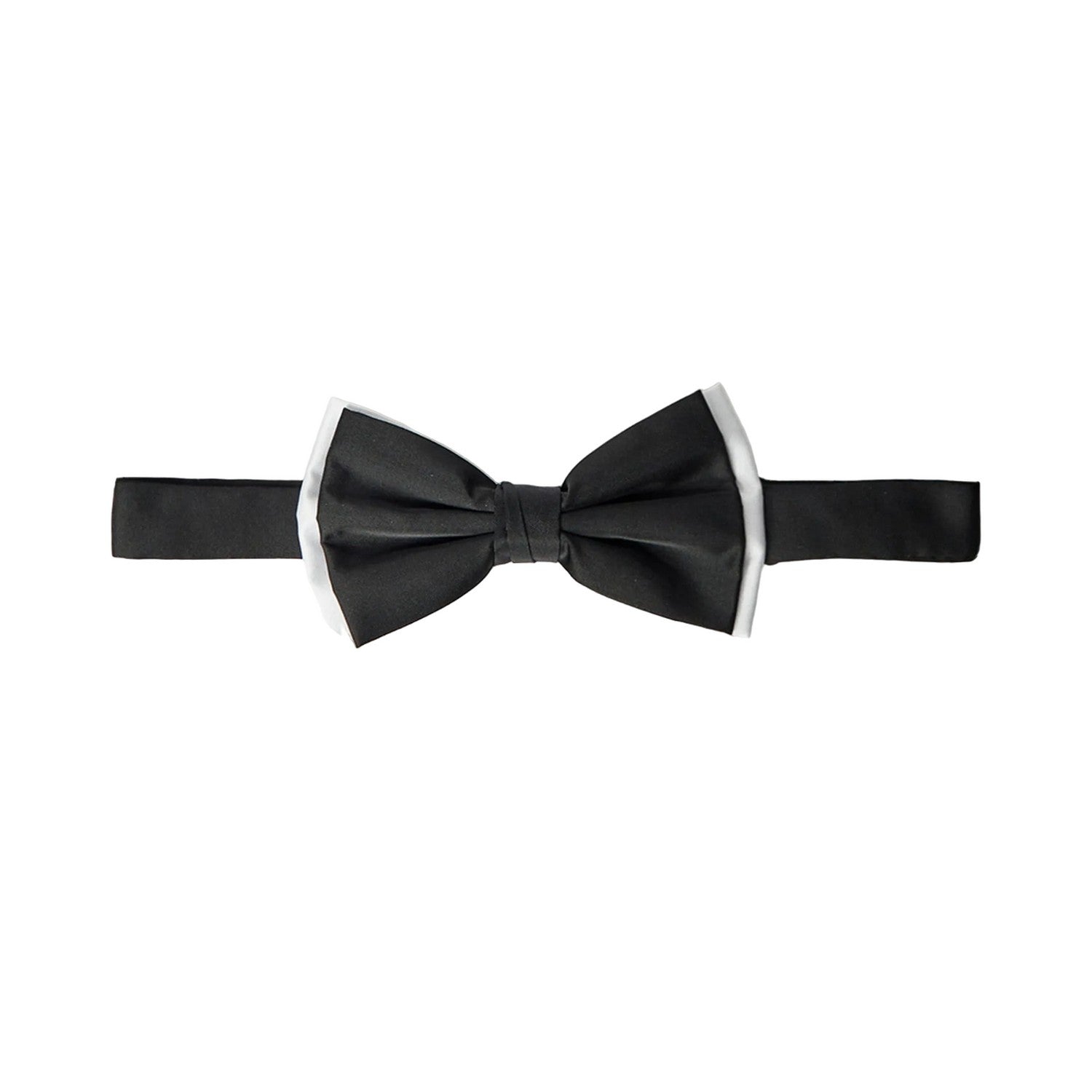 Black - Front - Burton Mens Tipped Bow Tie