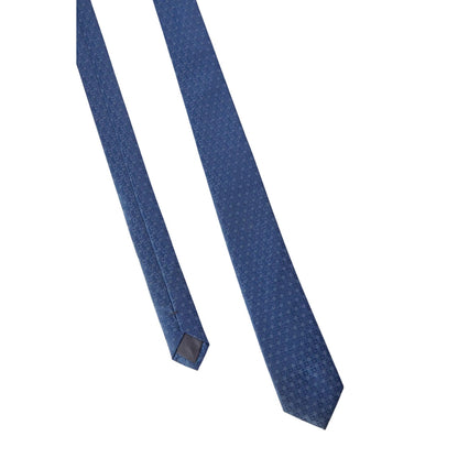 Navy - Front - Burton Mens Geometric Tie