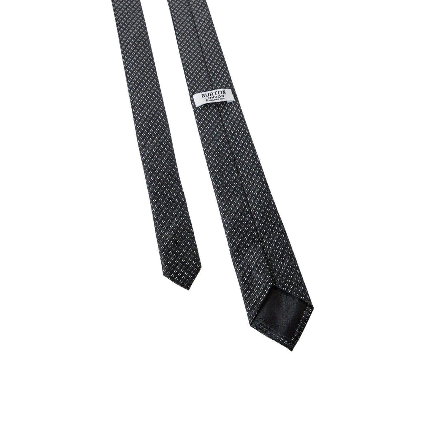 Black - Back - Burton Mens Geometric Tie