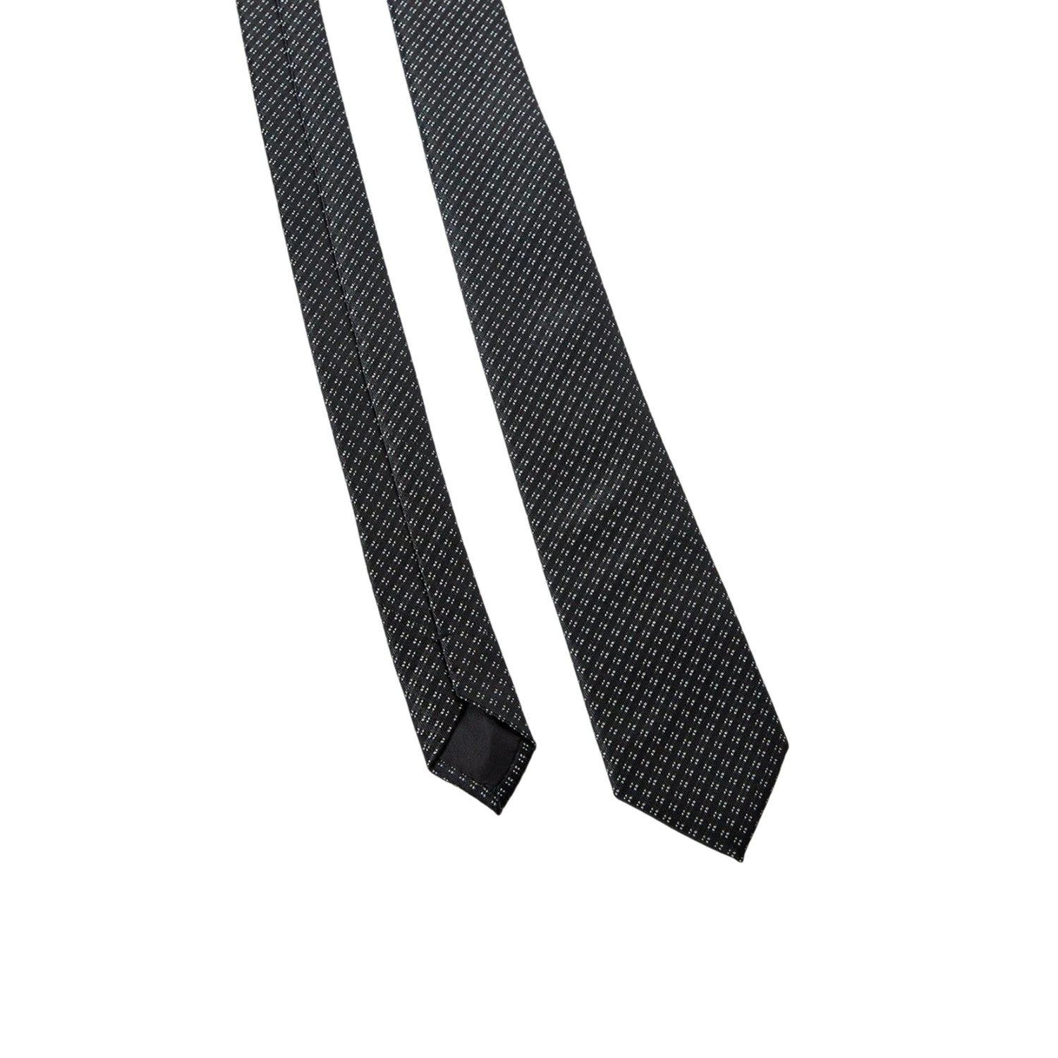Black - Front - Burton Mens Geometric Tie
