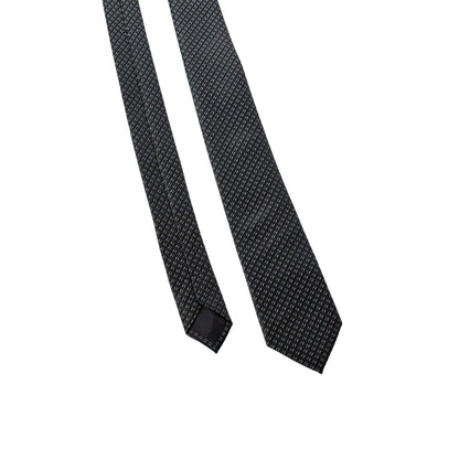 Black - Front - Burton Mens Geometric Tie