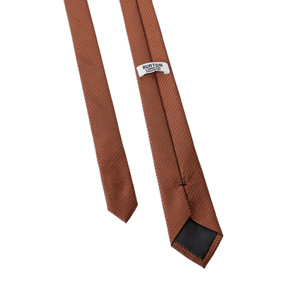 Rust - Back - Burton Mens Textured Tie