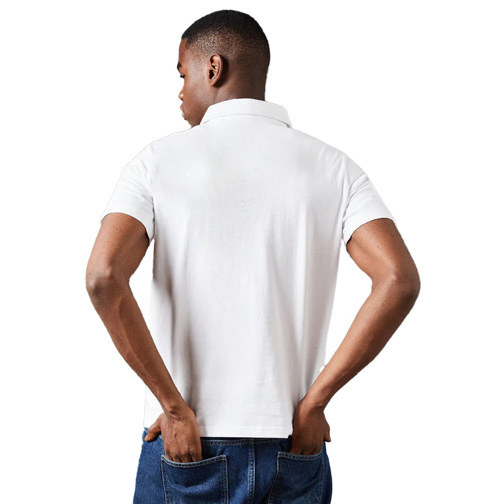 White - Back - Burton Mens Regular Polo Shirt
