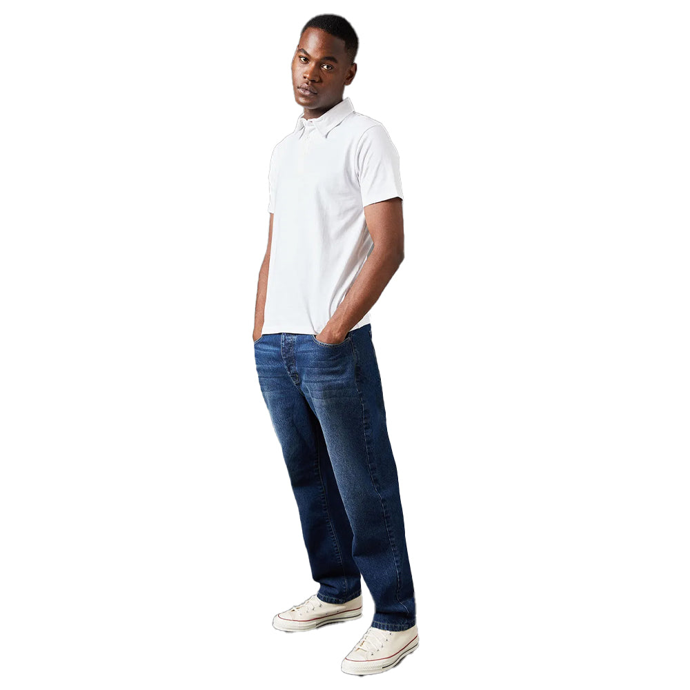 White - Side - Burton Mens Regular Polo Shirt