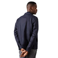 Navy - Back - Burton Mens Wool Blend Harrington Jacket