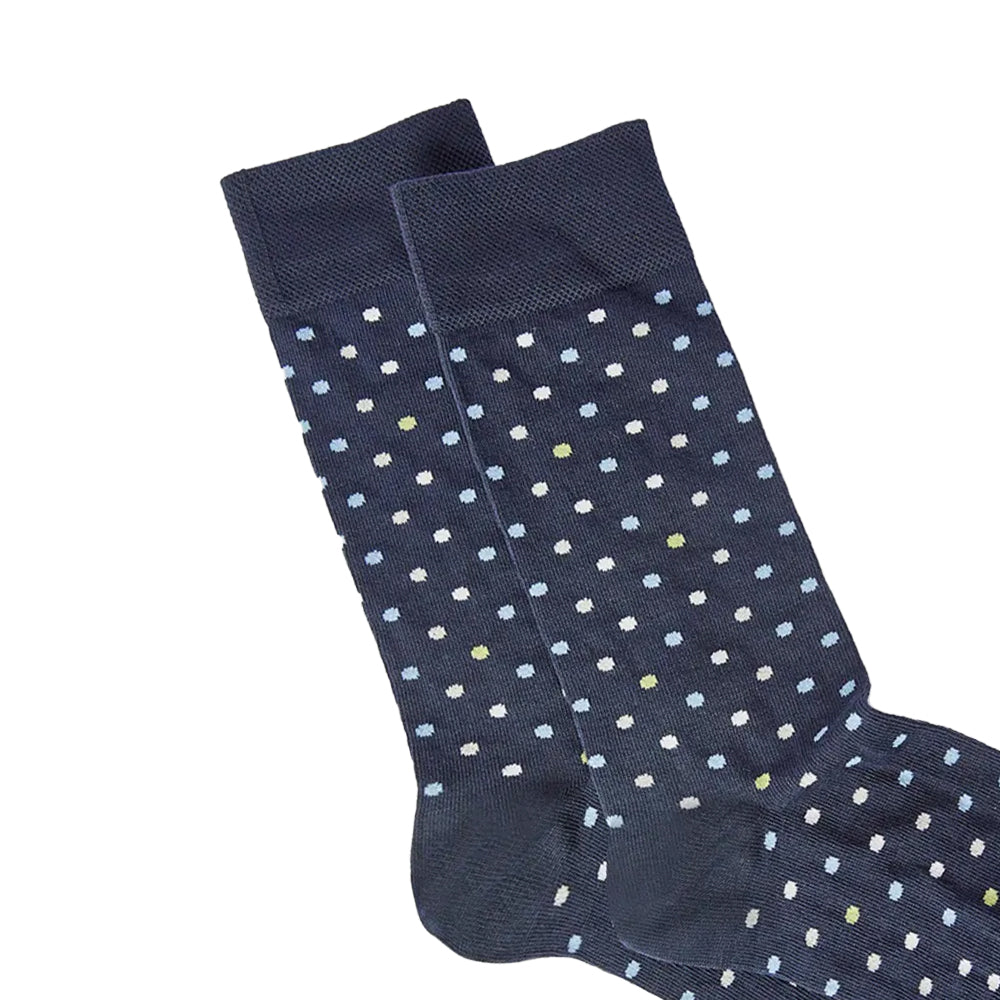 Navy - Side - Burton Mens Smart Mixed Socks (Pack of 3)