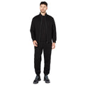 Black - Side - Burton Mens Jersey Full Zip Bomber Jacket