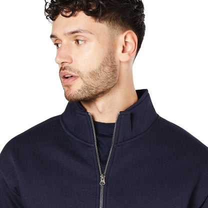 Navy - Lifestyle - Burton Mens Jersey Full Zip Bomber Jacket