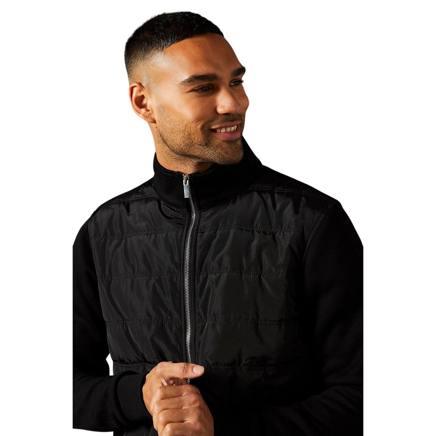 Black - Back - Burton Mens Hybrid Jacket