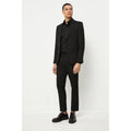 Black - Close up - Burton Mens Essential Plus And Tall Skinny Suit Jacket