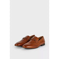 Tan - Lifestyle - Burton Mens Leather Buckle Detail Loafers
