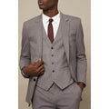 Light Grey - Lifestyle - Burton Mens Essential Single-Breasted Tailored Suit Jacket