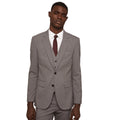 Light Grey - Front - Burton Mens Essential Single-Breasted Tailored Suit Jacket