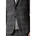 Grey - Side - Burton Mens Overcheck Slim Suit Jacket