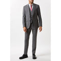Light Grey - Pack Shot - Burton Mens Essential Skinny Suit Trousers