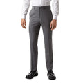 Light Grey - Front - Burton Mens Essential Skinny Suit Trousers