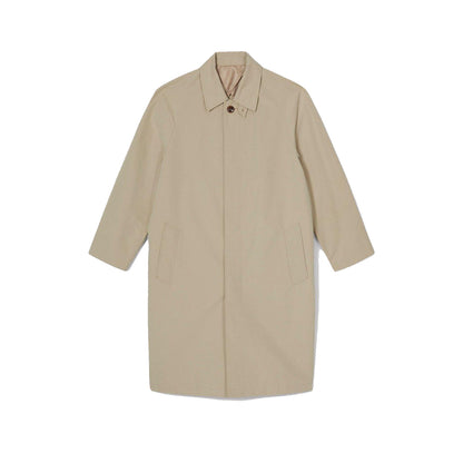 Tan - Front - Burton Mens Raglan Raincoat
