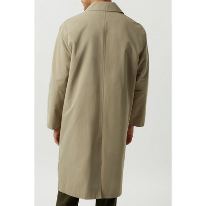 Tan - Back - Burton Mens Raglan Raincoat