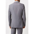 Grey - Back - Burton Mens Limited Edition Football Slim Suit Jacket