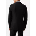 Black - Back - Burton Mens Limited Edition Football Slim Suit Jacket