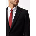 Black - Side - Burton Mens Limited Edition Football Slim Suit Jacket