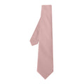 Dusty Pink - Front - Burton Mens Slim Tie & Pocket Square Set