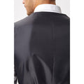 Charcoal - Close up - Burton Mens Essential Single-Breasted Slim Waistcoat