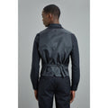 Black - Back - Burton Mens Essential Single-Breasted Slim Waistcoat