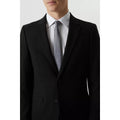 Black - Pack Shot - Burton Mens Essential Single-Breasted Skinny Suit Jacket